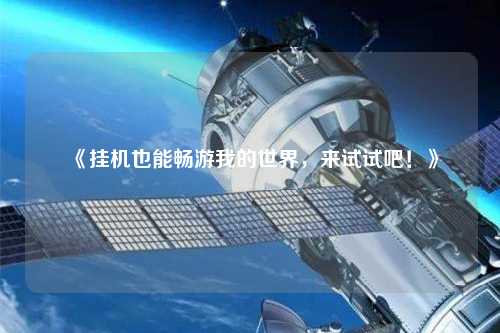 《掛機也能暢游我的世界，來試試吧！》