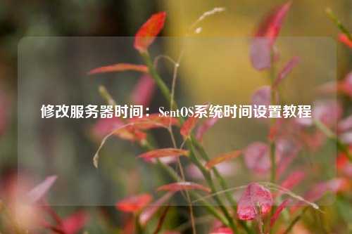 修改服務器時間：SentOS系統(tǒng)時間設置教程