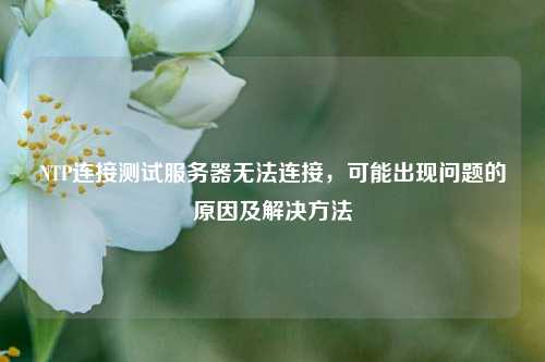 NTP連接測試服務器無法連接，可能出現(xiàn)問題的原因及解決方法