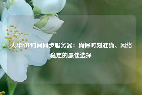 大華NTP時間同步服務器：確保時刻準確、網(wǎng)絡穩(wěn)定的最佳選擇